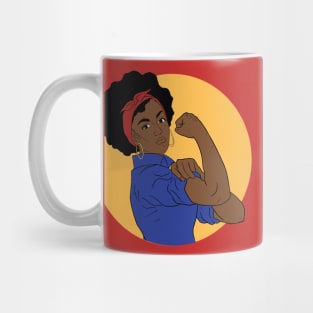 Blak woman too strong Mug